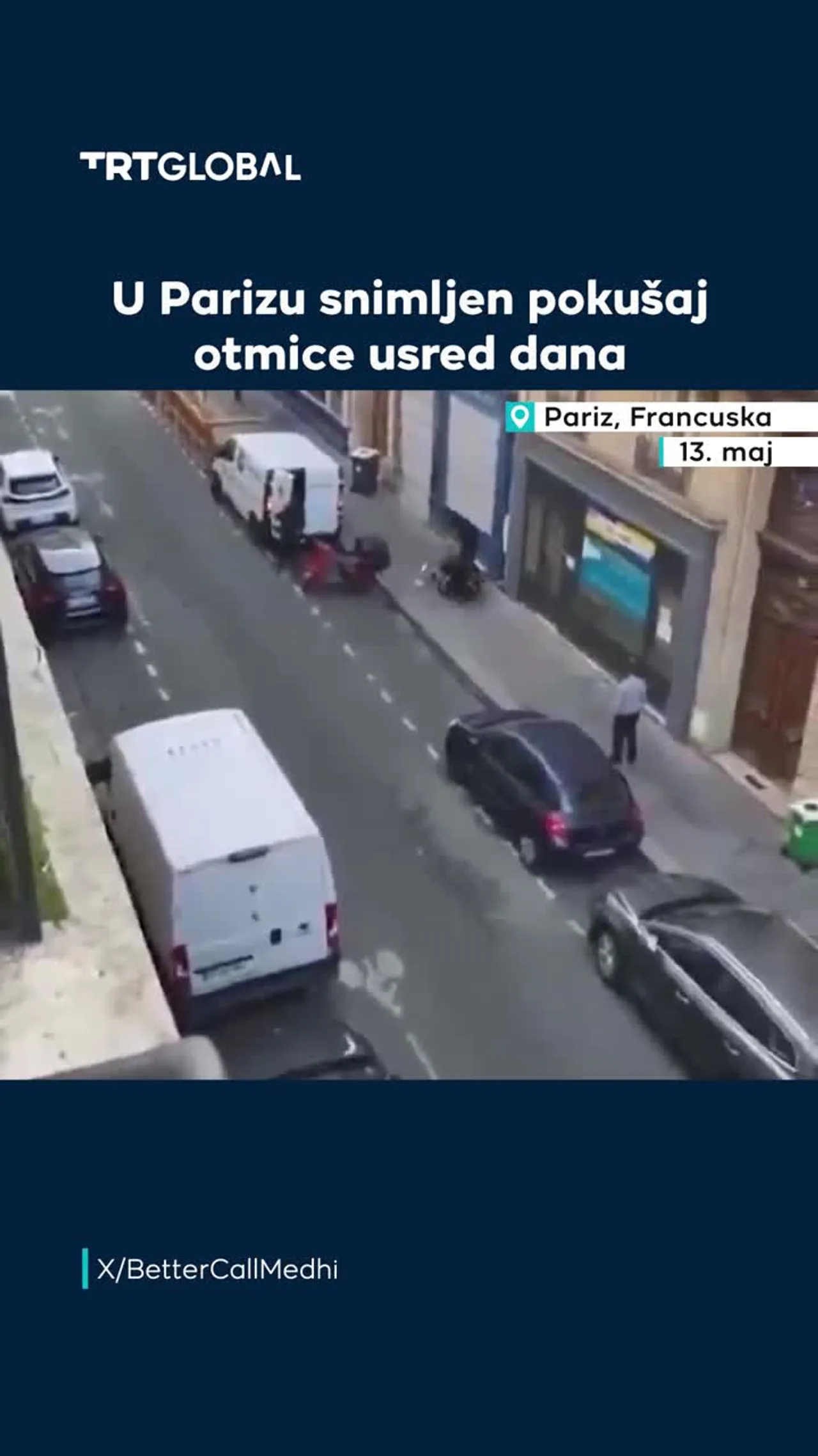 Pokušaj otmice u Parizu usred dana